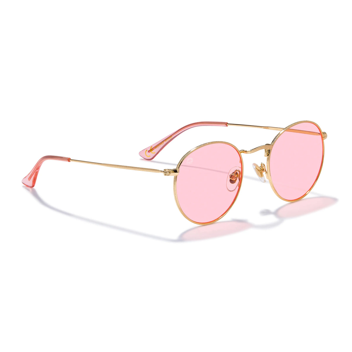 rose goggles RainbowOPTX Rose Pink Sunglasses Round Frames Men & WomenRainbow OPTX – Mood-Boosting Color Sunglasses