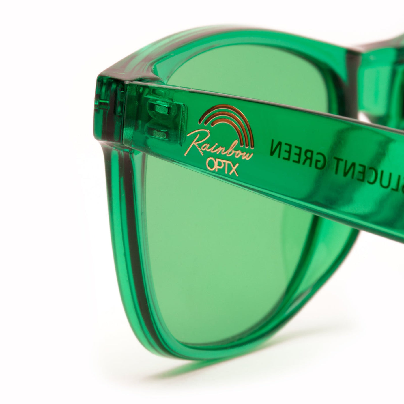 RainbowOPTX Green Sunglasses Kids Size Translucent FramesRainbow OPTX ...
