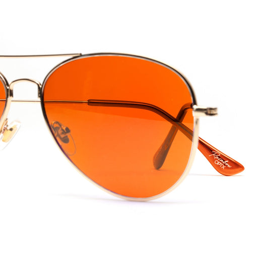 Aviator - Orange - Rainbow OPTX™